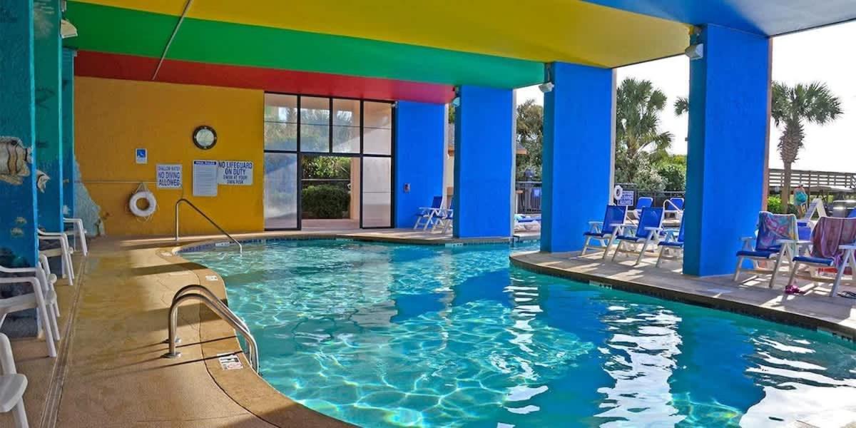 *Ocean View Beauty*King Bed*Rooftop Pool*Beach*Hot Tubs*M123 เมอร์เทิลบีช ภายนอก รูปภาพ