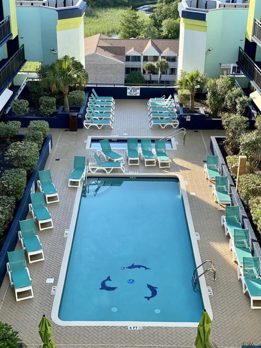*Ocean View Beauty*King Bed*Rooftop Pool*Beach*Hot Tubs*M123 เมอร์เทิลบีช ภายนอก รูปภาพ